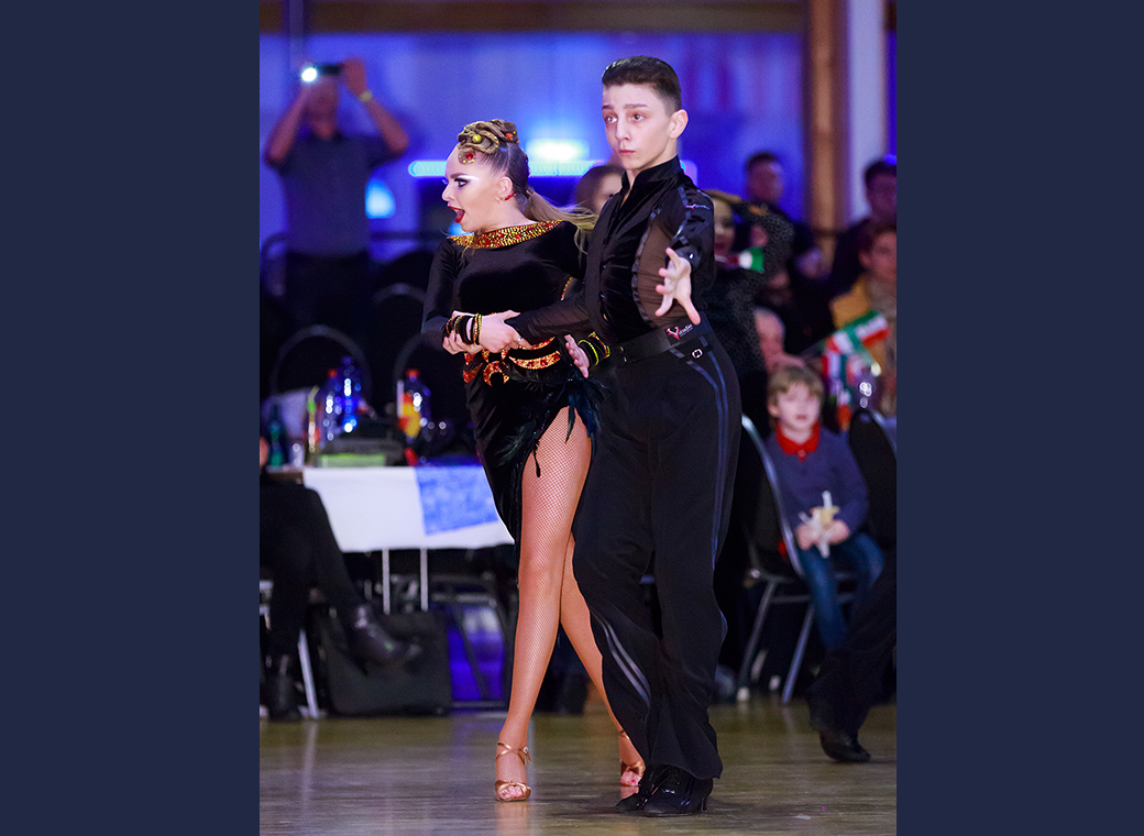 German championship in 2017 of Juniors II B Latin-American dances (credit image: vstudio.photos)
