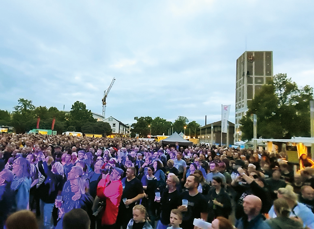 The concert row in summer is a real audience magnet.