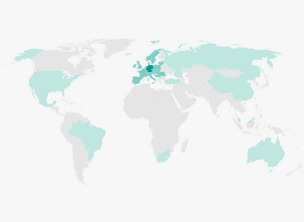 Für unsere Kunden liefern wir hochwertige Etiketten zuverlässig in 35 Länder in und außerhalb der EU.