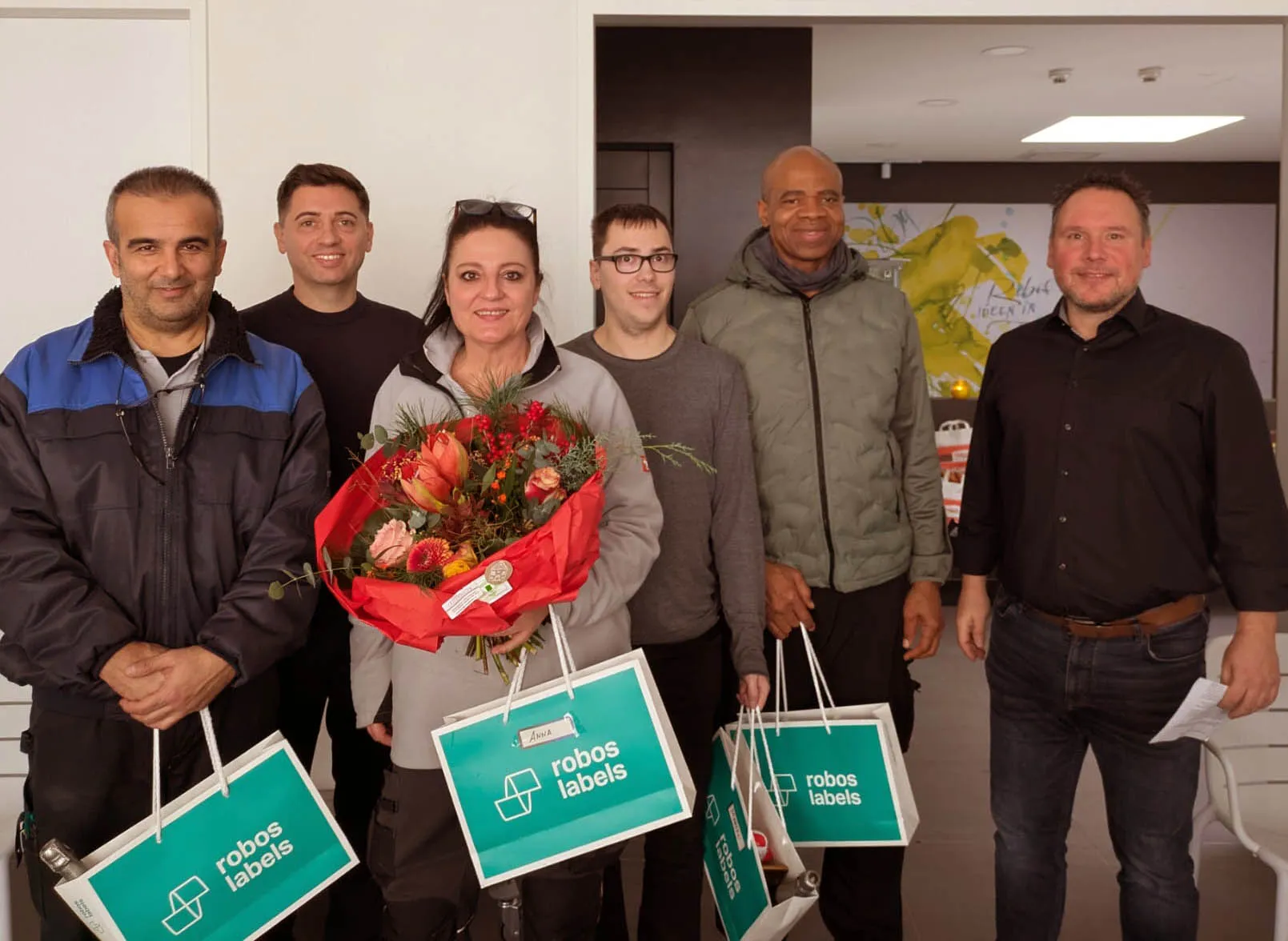 Theo, Anna, Marcel and Innocent celebrated their 5-year anniversary, and the team looks forward to many more years together with them.