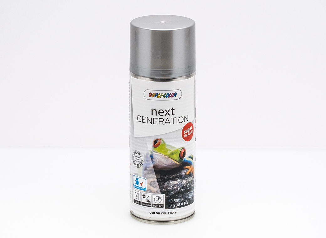 Labeling Aerosol Can: Multi-layer label with an additional third layer providing significantly more space for product information.
