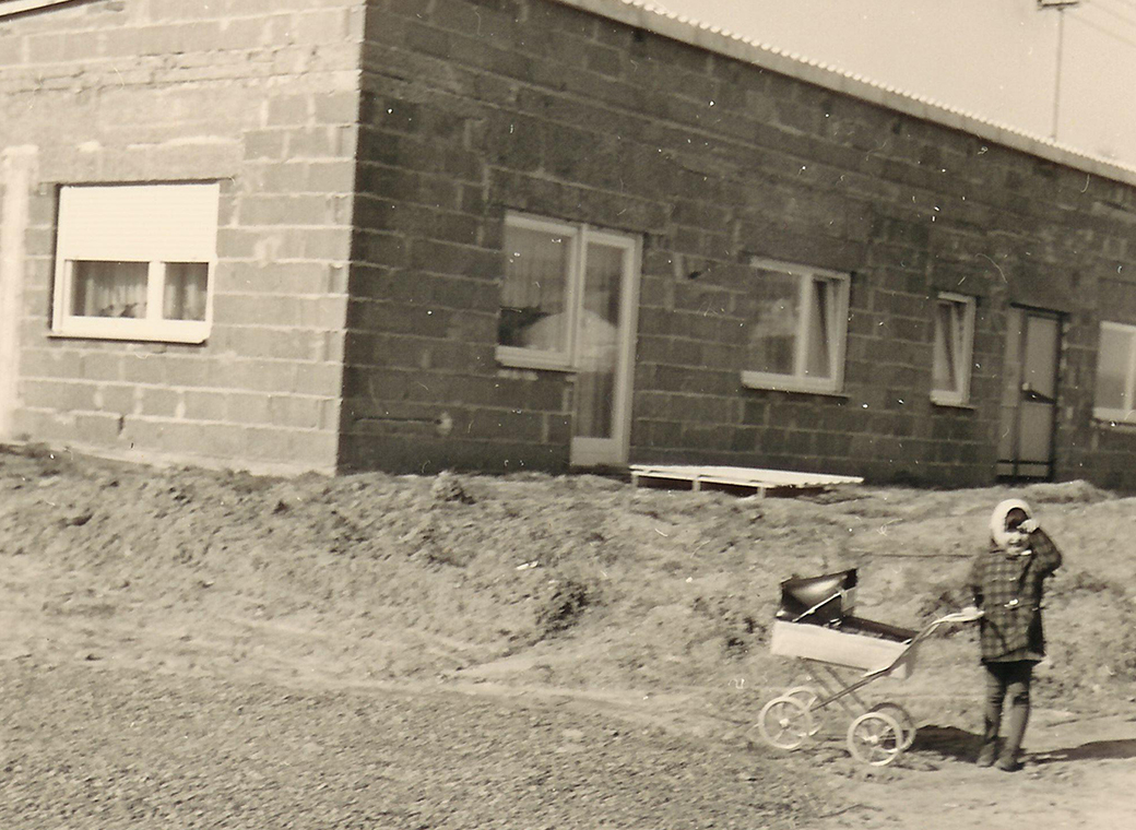 Where it all began: the early days of label production in screen printing in Schwanheim.